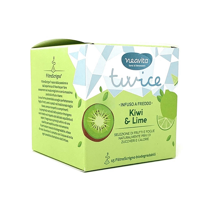 Infuso Twice Kiwi E Lime Filtroscrigno 15 Filtri 3,5 G