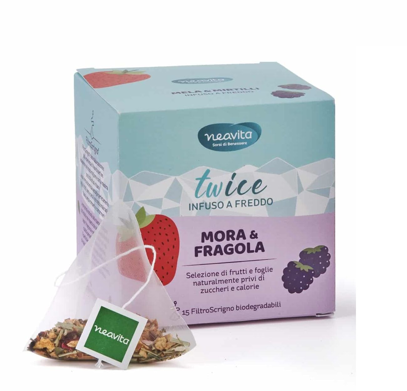 Infuso Twice Mora E Fragola Filtroscrigno 15 Filtri 3,5 G-image