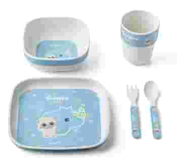 YOOHOO BABY BY NUVITA BAMBOO KIT PAPPA 12+ LIGHT BLUE