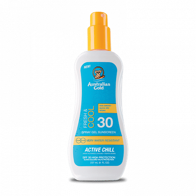 AUSTRALIAN GOLD BOTANICAL SPF 30 SPRAY GEL ACTIVE CHILL 237 ML