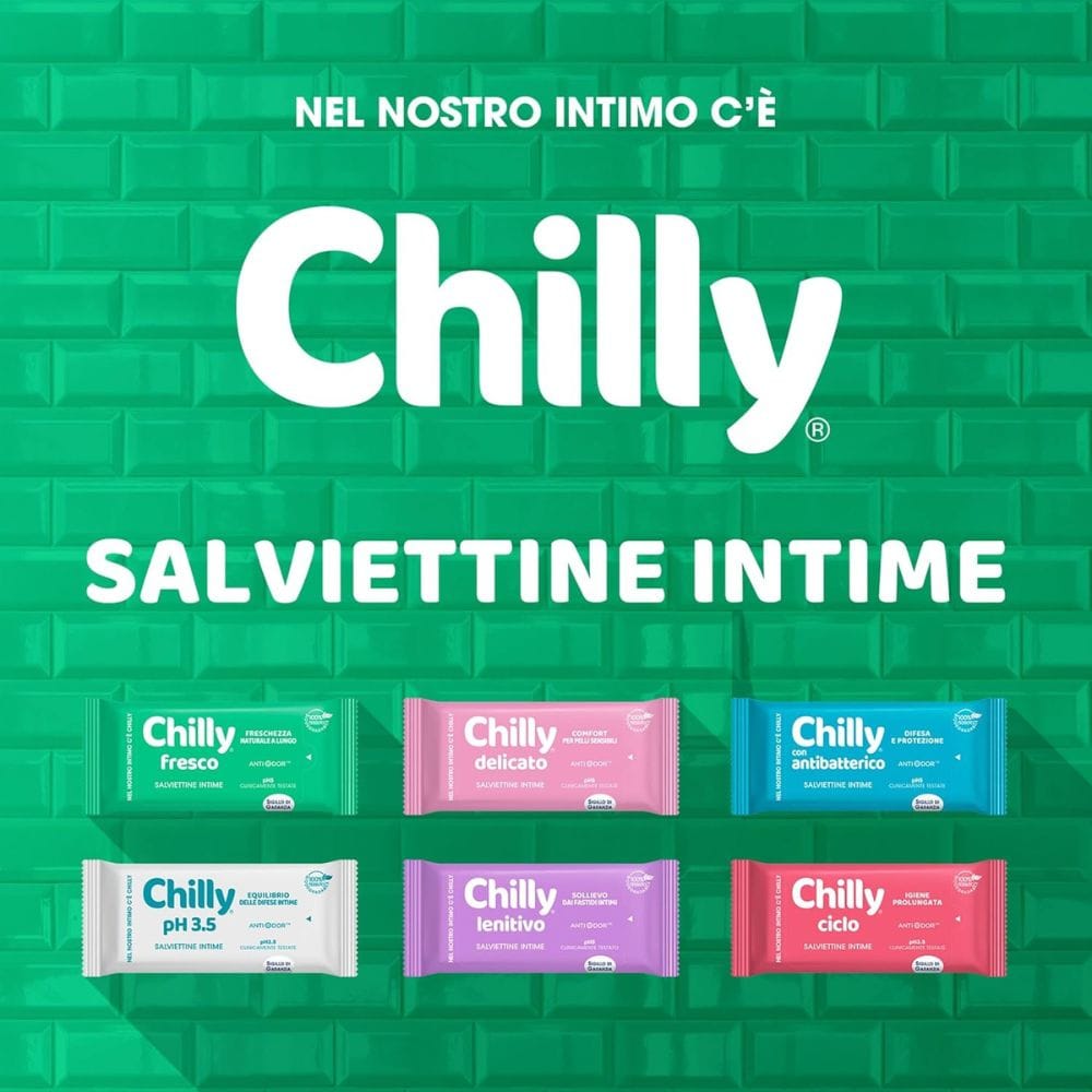 CHILLY SALVIETTE INTIME ANTIBATTERICHE 12 PEZZI