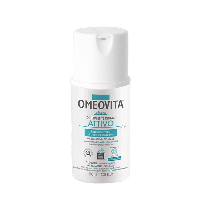 Omeovita Pharma Detergente Intimo Attivo Ph 3,5 100 Ml