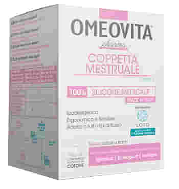 COPPETTA MESTRUALE OMEOVITA PHARMA TAGLIA LARGE + SACCHETTO COTONE
