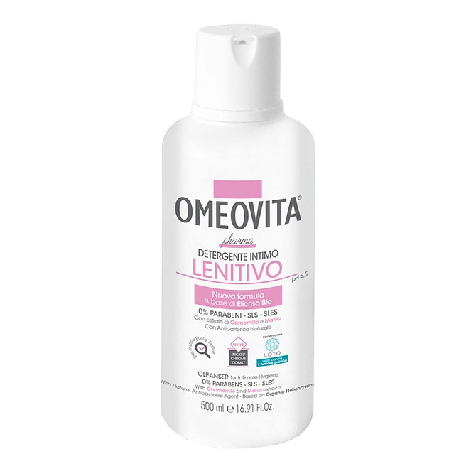 Omeovita Pharma Detergente Intimo Lenitivo Ph 5,5 500 Ml