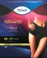 PANNOLONE A MUTANDINA ASSORBENTE TENA SILHOUETTE NOIR M VITA ALTA 9 PEZZI