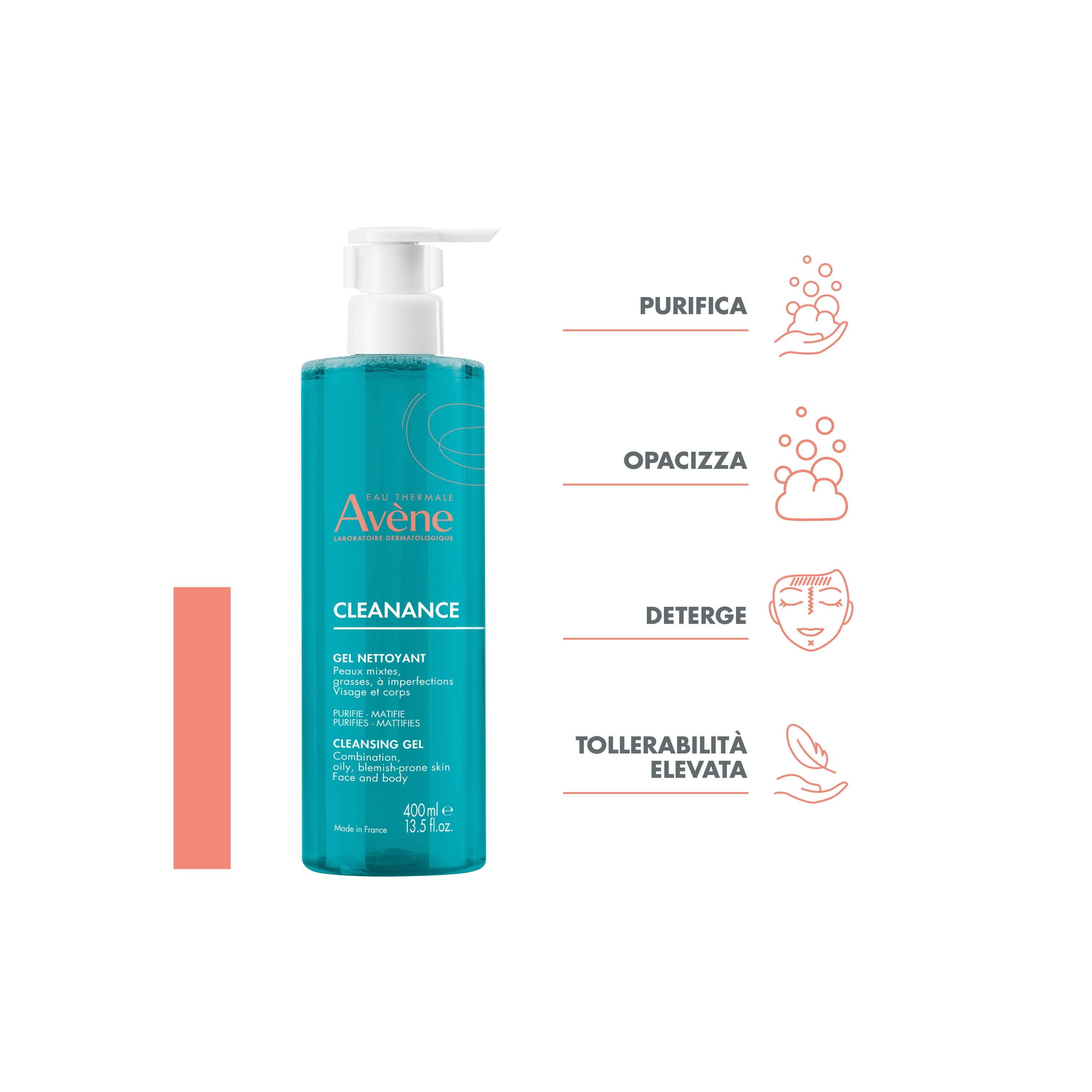 AVENE CLEANANCE GEL DETERGENTE NUOVA FORMULA 400 ML