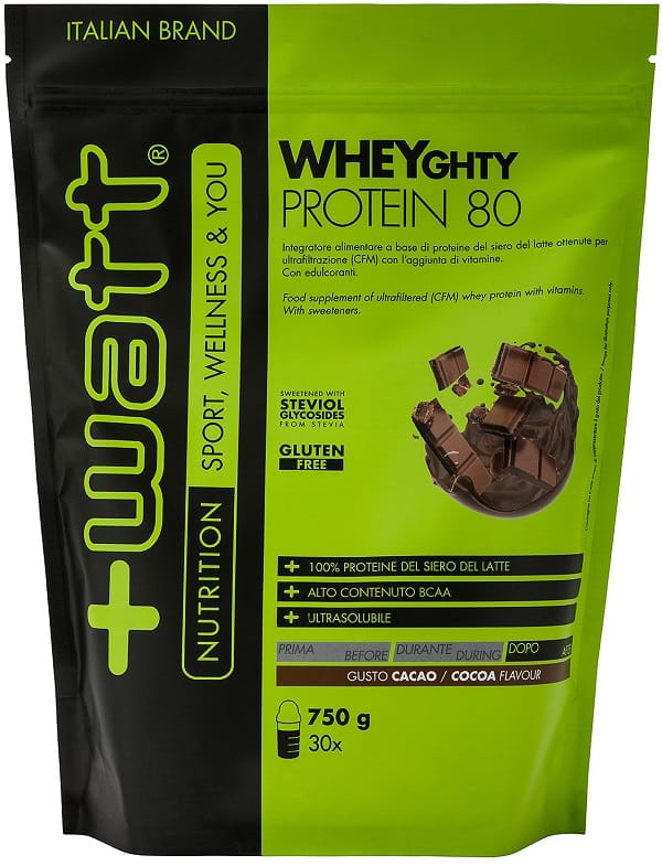 Wheyghty Protein 80 Cacao Doypack 750 G