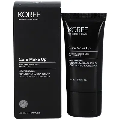 KORFF MAKE UP FONDOTINTA NEVERENDING LUNGA TENUTA 01 30 ML KORFF MAKE UP FONDOTINTA NEVERENDING LUNGA TENUTA 01 30 ML