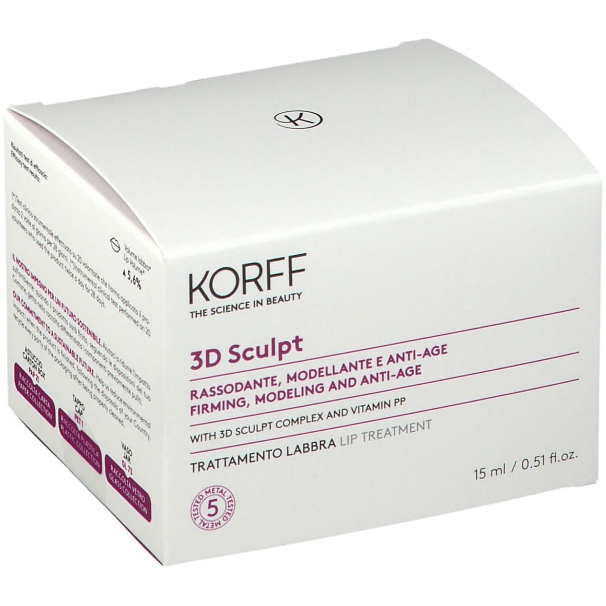 KORFF 3D SCULPT CREMA LABBRA 15 ML