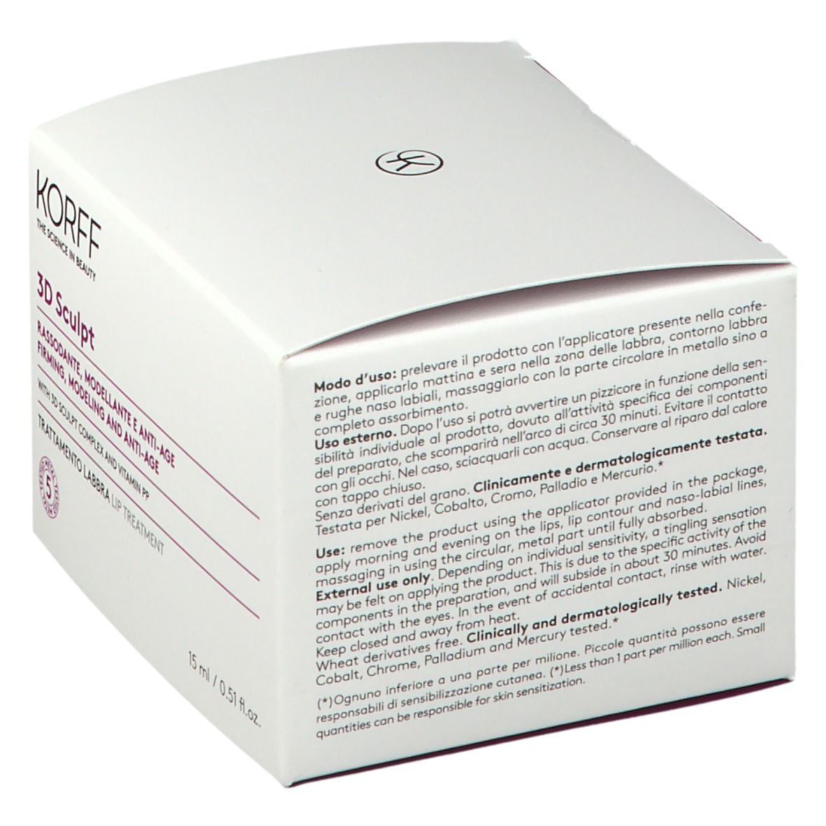 KORFF 3D SCULPT CREMA LABBRA 15 ML