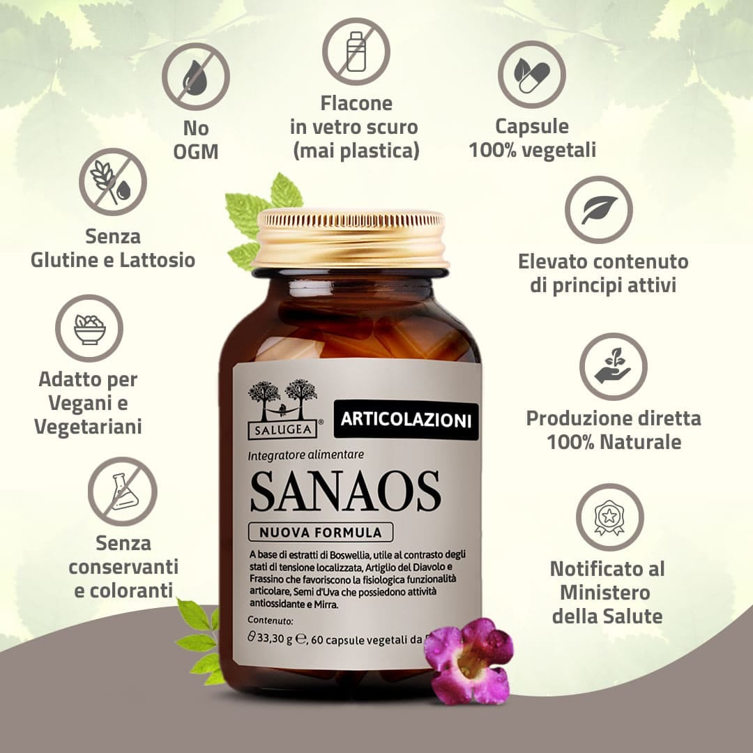 SALUGEA SANAOS NUOVA FORMULA 60 CAPSULE