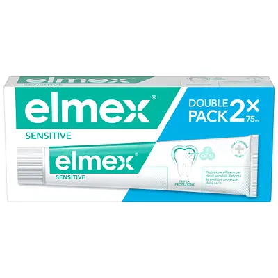 ELMEX SENSITIVE DENTIFRICIO BITUBO 2X75 ML ELMEX SENSITIVE DENTIFRICIO BITUBO 2X75 ML