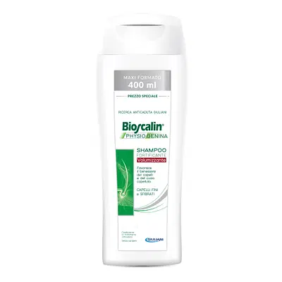 BIOSCALIN PHYSIOGENINA SHAMPOO VOLUMIZZANTE MAXI SIZE 400 ML BIOSCALIN PHYSIOGENINA SHAMPOO VOLUMIZZANTE MAXI SIZE 400 ML