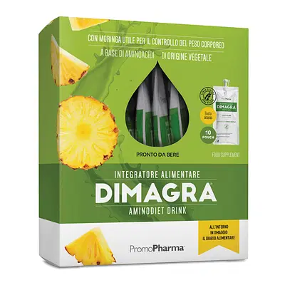 DIMAGRA AMINODIET DRINK ANANAS 10 POUCH DA 80 G DIMAGRA AMINODIET DRINK ANANAS 10 POUCH DA 80 G