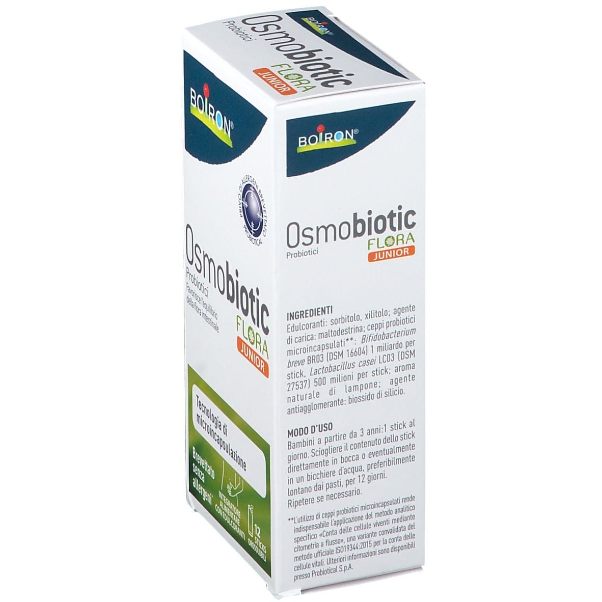 OSMOBIOTIC FLORA JUNIOR 12 STICKS OROSOLUBILI