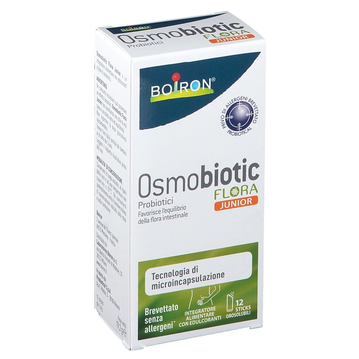 OSMOBIOTIC FLORA JUNIOR 12 STICKS OROSOLUBILI