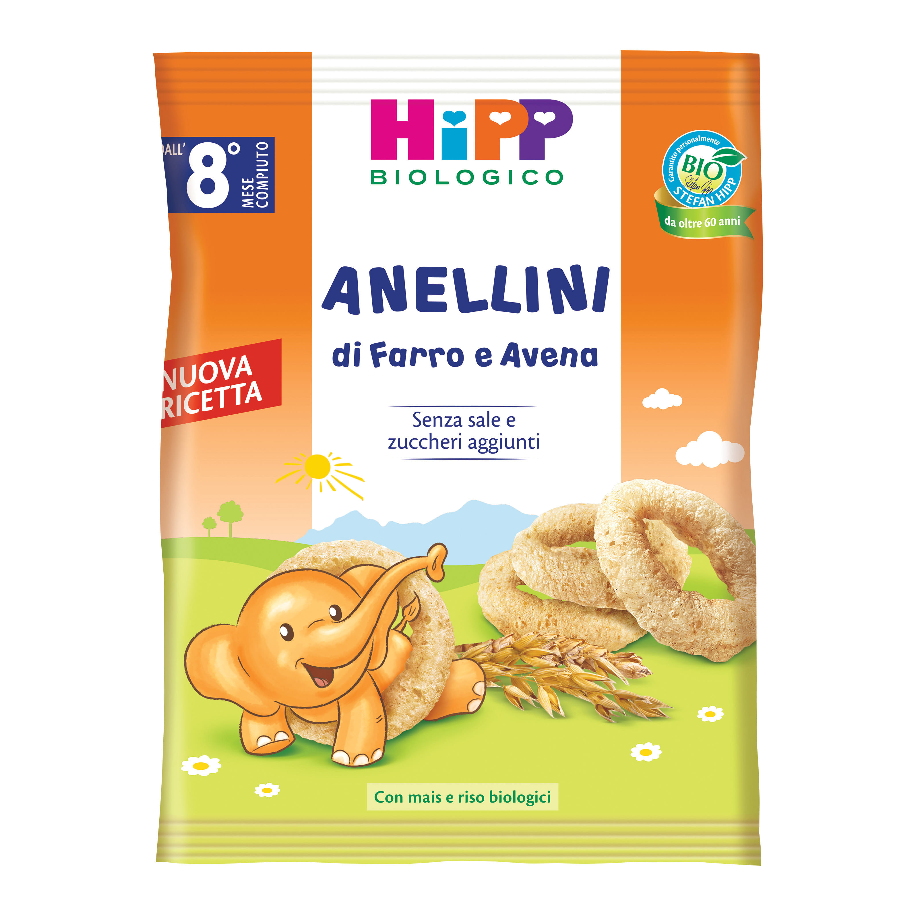 HIPP BIO ANELLINI FARRO AVENA 30 G