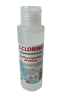 GEL IGIENIZZANTE MANI Z-CLORINA ACLOOL 70% 100 ML