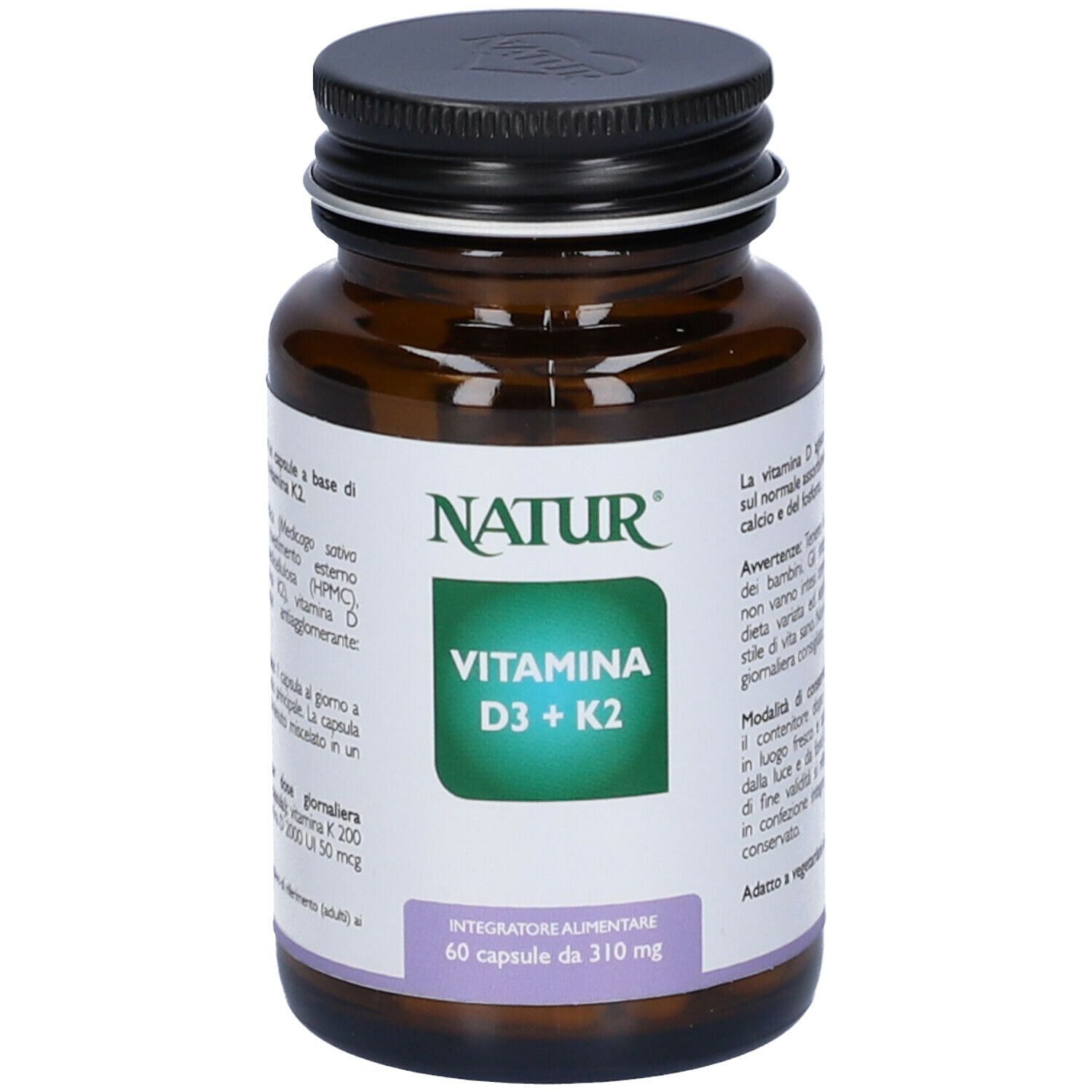 Vitamina D3+K2 60 Capsule