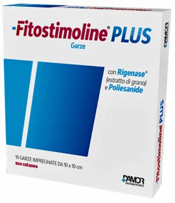 GARZA FITOSTIMOLINE PLUS 10 X 10 CM GARZA FITOSTIMOLINE PLUS 10 X 10 CM