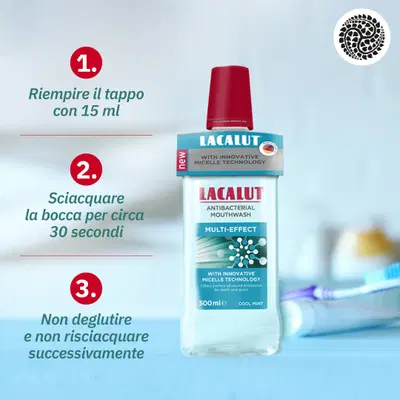 LACALUT COLLUTORIO MICELLARE MULTIEFFECT 500 ML LACALUT COLLUTORIO MICELLARE MULTIEFFECT 500 ML