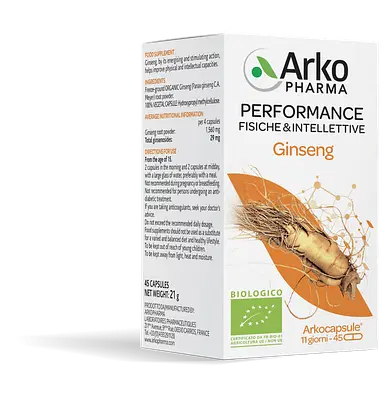 ARKOCPS GINSENG 45 CAPSULE BIO ARKOCPS GINSENG 45 CAPSULE BIO