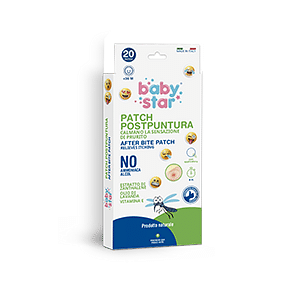 BABYSTAR NATURAL PATCH POST PUNTURA EMOJI 20 PEZZI
