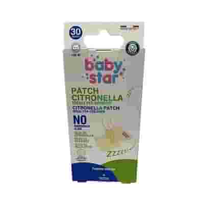 BABYSTAR NATURAL PATCH CITRONELLA 30 PEZZI