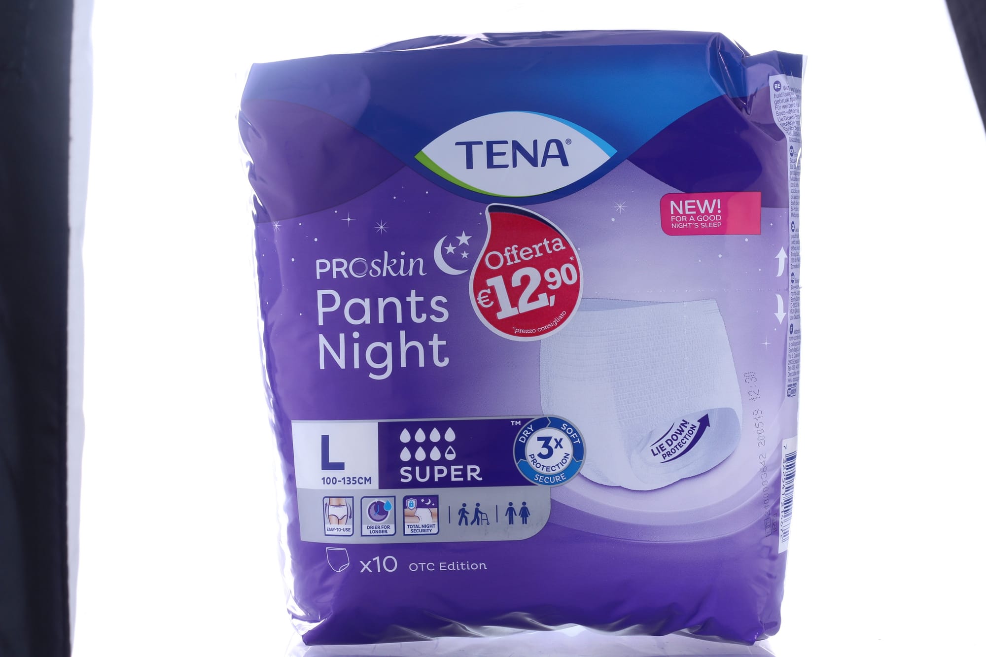 Pannolone Pull Up Notte Tena Pants Night L 10 Pezzi