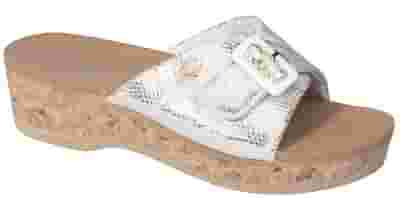 WAPPY PRINTSYNTH-W WHITE/SILVER MEMORY CUSHION COMFORT PLUS PELLE SIMILPELLE EVA F 40 COLLEZIONE SS20