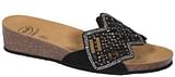 CAMILLA MULE MICROSTRASS-W BLACK BIOPRINT FREETIME SIMILPELLE MICROFIBRA EVA F 35 COLLEZIONE SS20