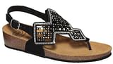 CAMILLA SAND MICROSTRASS-W BLACK BIOPRINT FREETIME SIMILPELLE MICROFIBRA EVA F 40 COLLEZIONE SS20