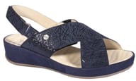 FABIA PRNSUE-W NAVY BLUE MEMORY CUSHION COMFORT PLUS PELLE PELLE TPR G 41 COLLEZIONE SS20