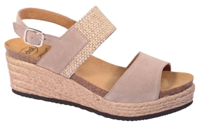 ELENA SUETEX-W LIGHT TAUPE BIOPRINT ELEGANT FREETIME MICROFIBRA MICROFIBRA EVA F 37 COLLEZIONE SS20