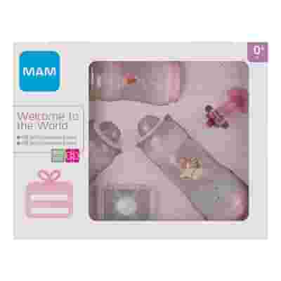MAM SET BENVENUTO AL MONDO FEMMINA 3 BIBERON + 1 CLIP + 1 SUCCHIETTO