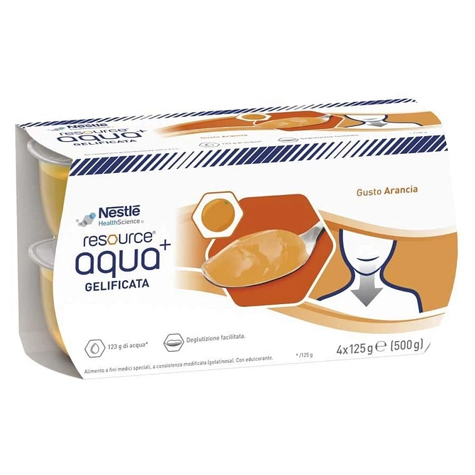 Resource Aqua Acqua Gelificata+Orange Cup 6 4 X125 G