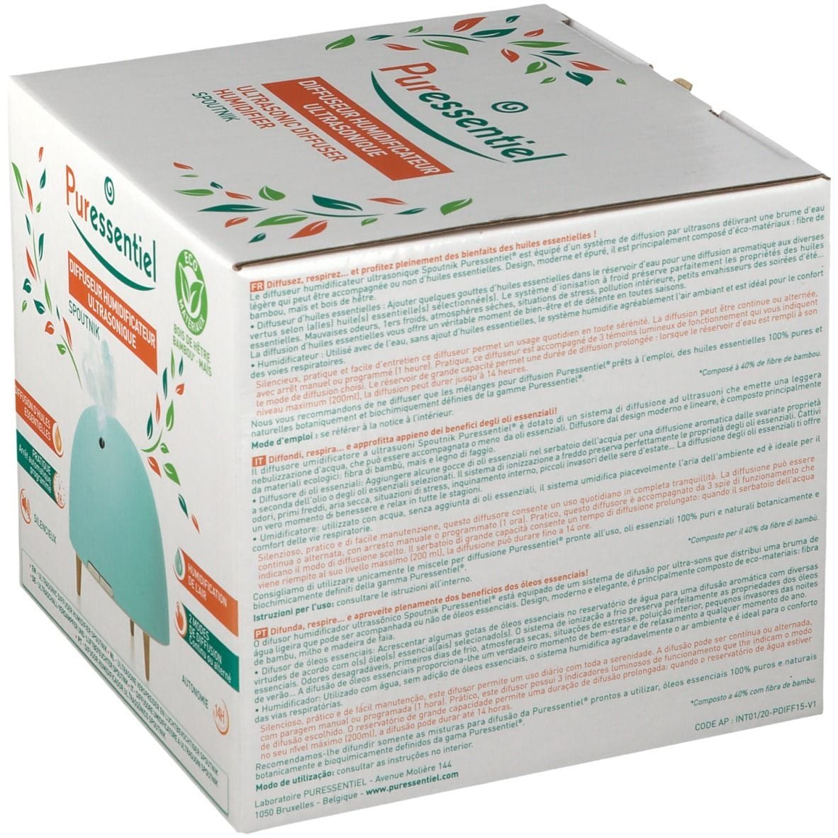 PURESSENTIEL DIFFUSORE SPOUTNIK