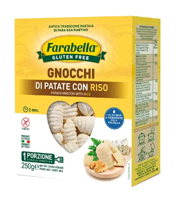 FARABELLA GNOCCHI PATATE CON RISO 250 G FARABELLA GNOCCHI PATATE CON RISO 250 G