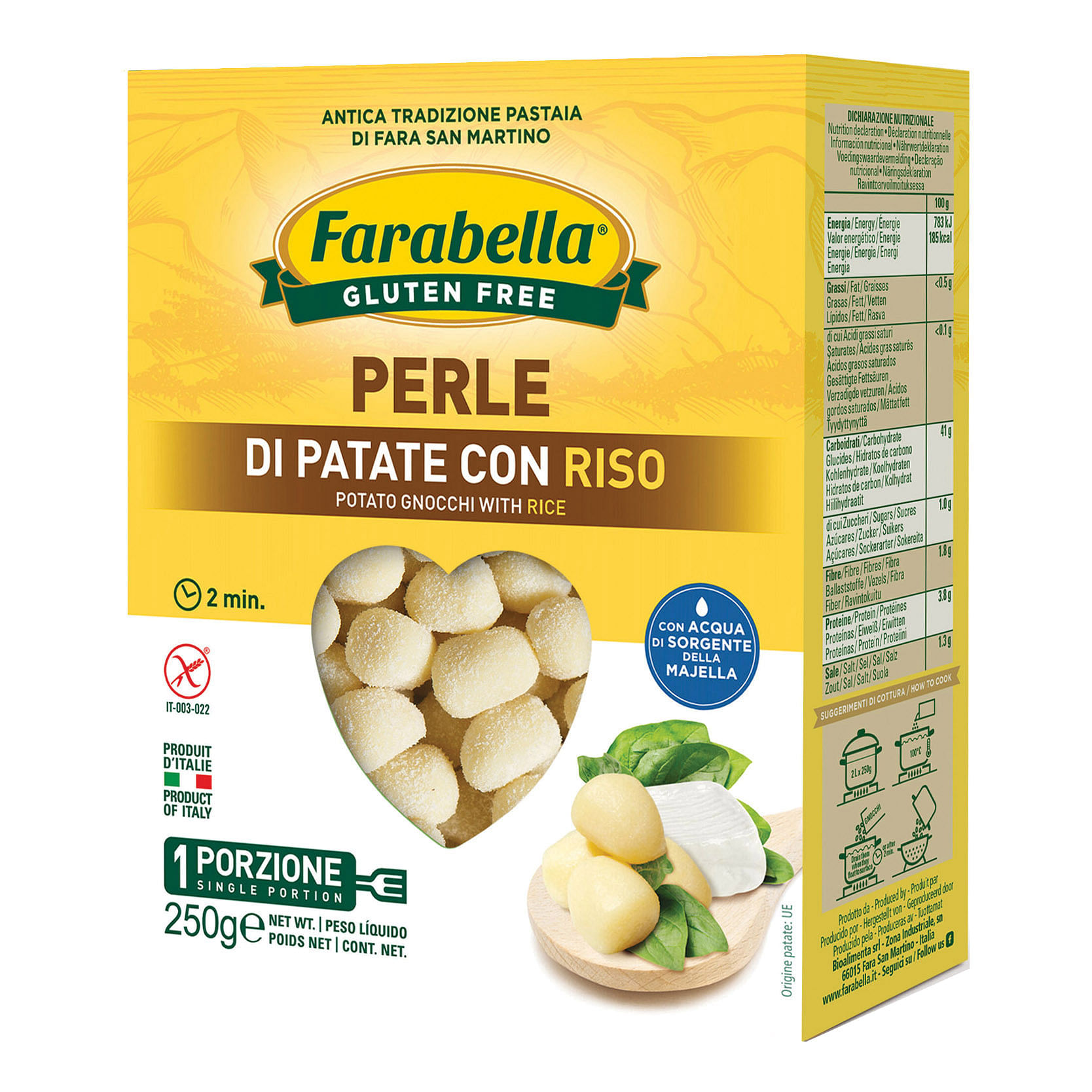 Farabella Perle Patate Con Riso 250 G