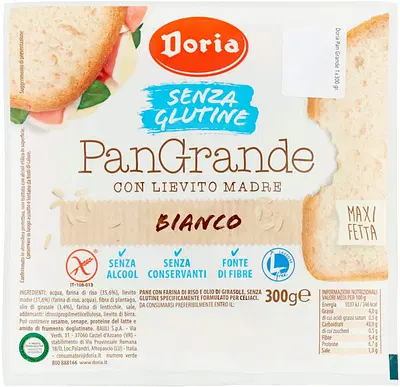 DORIA PANGRANDE BIANCO 300 G DORIA PANGRANDE BIANCO 300 G