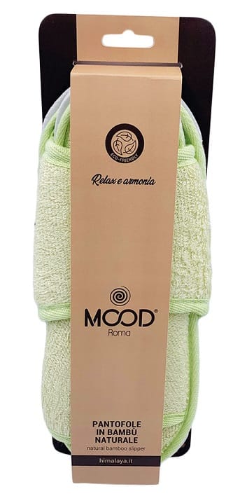 HIMALAYA MOOD PANTOFOLE IN BAMBU' NATURALE