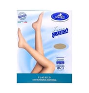 SAUBER COLLANT OPEN TOE 140 DENARI MAGLIA LISCIA NERO TAGLIA 5