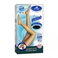 SAUBER GAMBALETTO OPEN TOE 140 DENARI MAGLIA LISCIA NERO TAGLIA 3