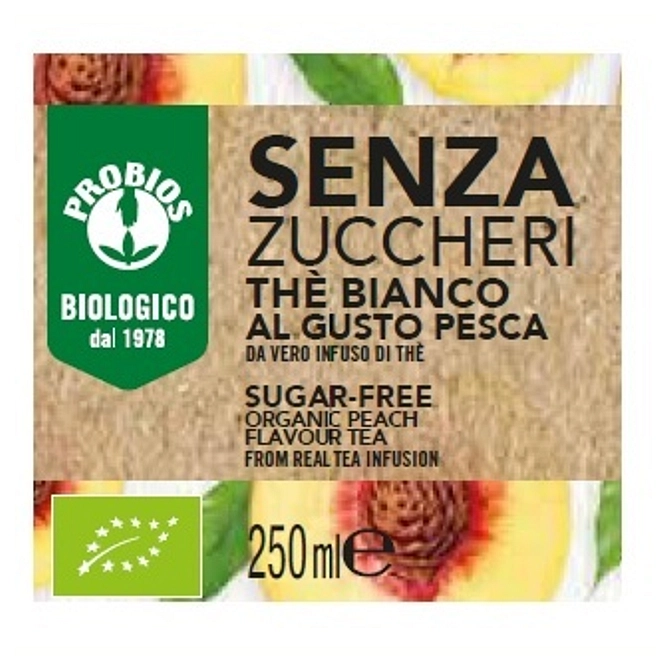 The' Bianco Pesca Senza Zuccheri 250 Ml