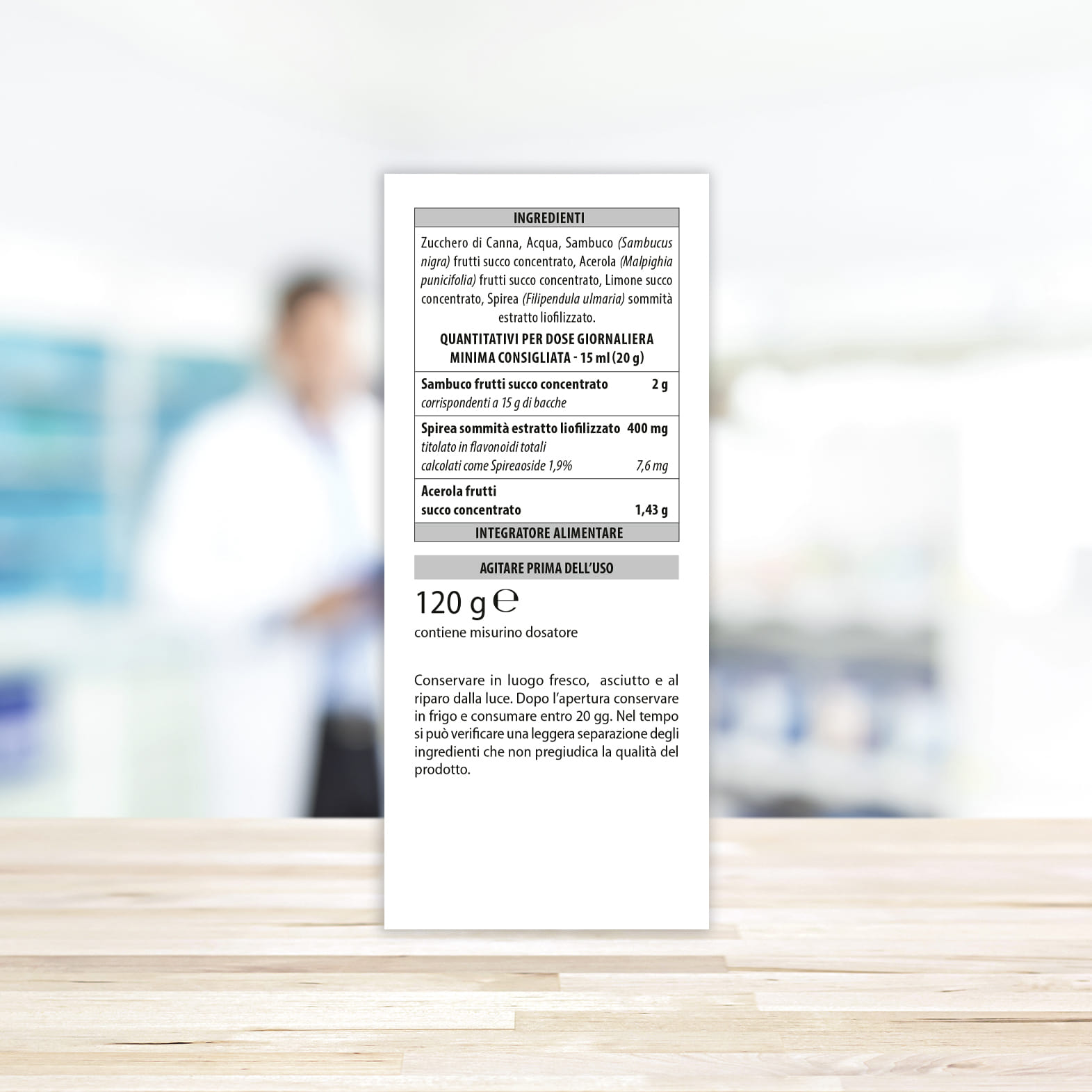 INFLUVIS SCIROPPO 120 G