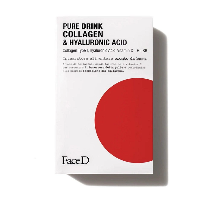 Face D Pure Drink Collagene & Acido Ialuronico 30 X15  Ml