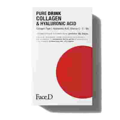 FACE D PURE DRINK COLLAGENE & ACIDO IALURONICO 30 PEZZI DA 15 ML