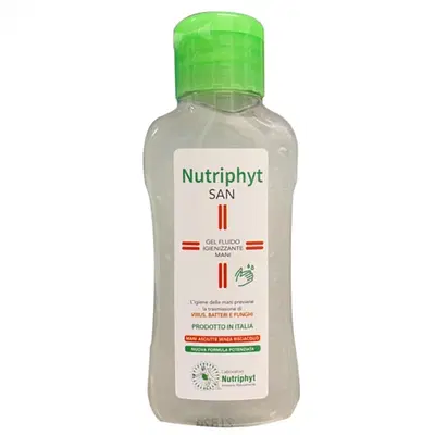 NUTRIPHYT SAN GEL DISINFETTANTE MANI 120 ML NUTRIPHYT SAN GEL DISINFETTANTE MANI 120 ML