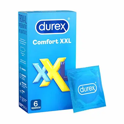 PROFILATTICO DUREX COMFORT XXL 6 PEZZI PROFILATTICO DUREX COMFORT XXL 6 PEZZI