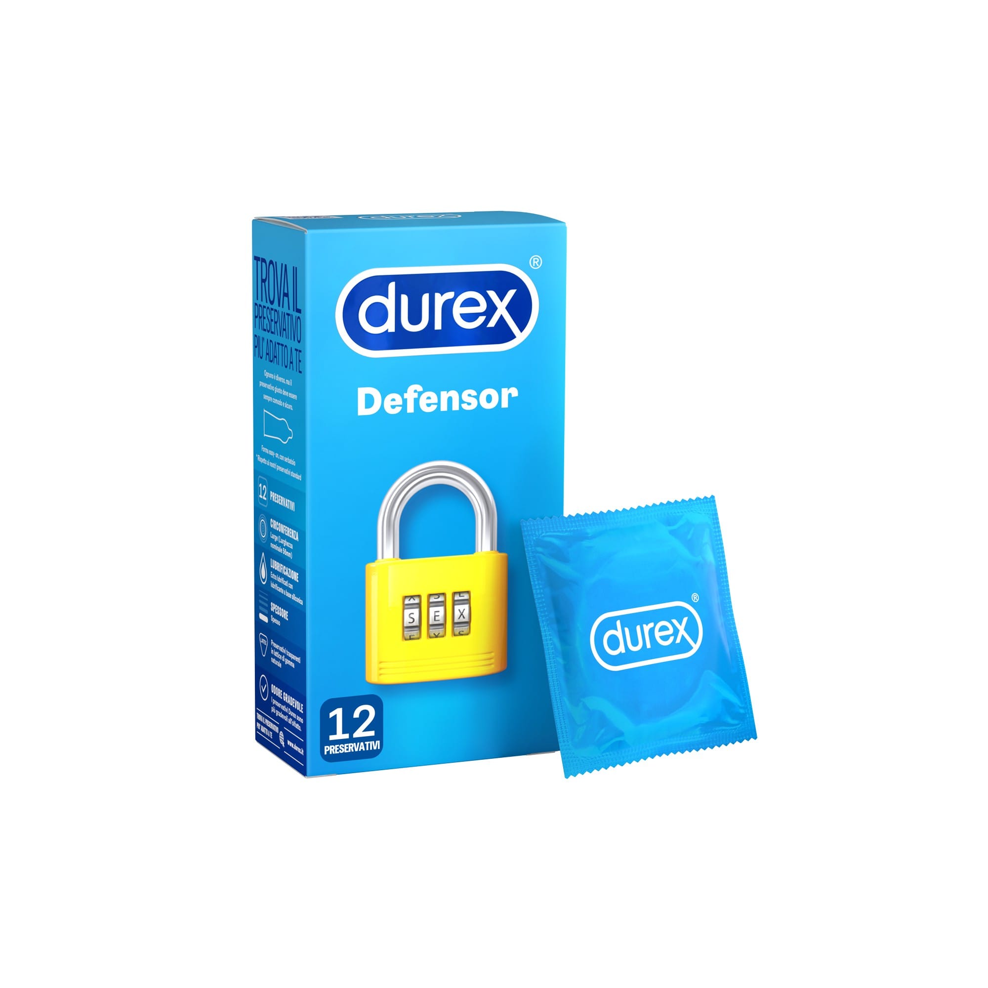 PROFILATTICO DUREX DEFENSOR 12 PEZZI